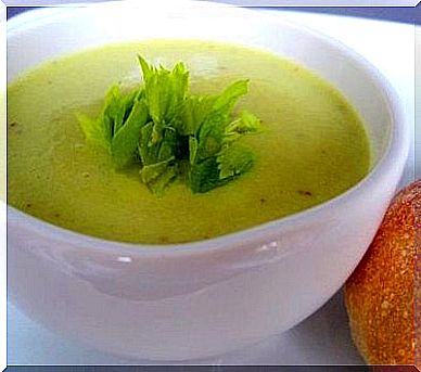 Soups with nettles and celery can effectively remove toxins from your body