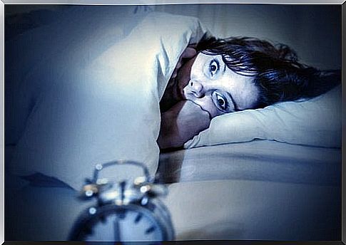 Woman with sleep paralysis