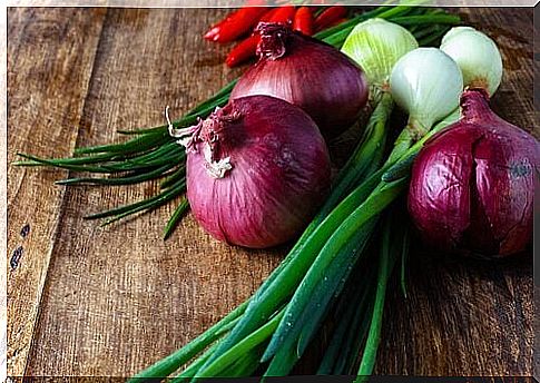 Onions and spring onions