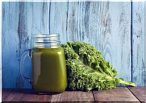 Cream of kale and spinach - a shot of vitamins