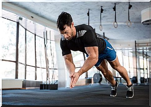 Man in the gym