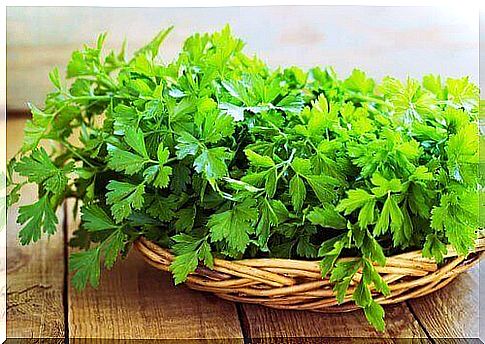 Parsley is rich in antioxidants