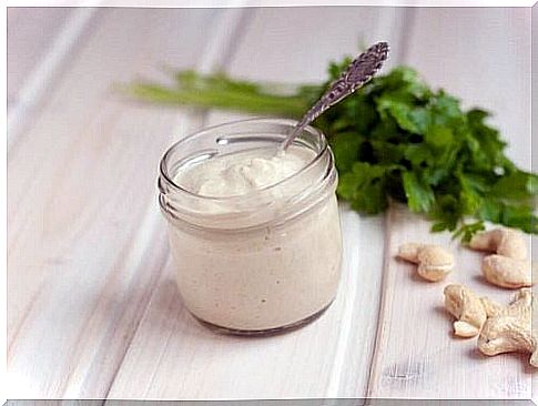 Mayonnaise in a jar