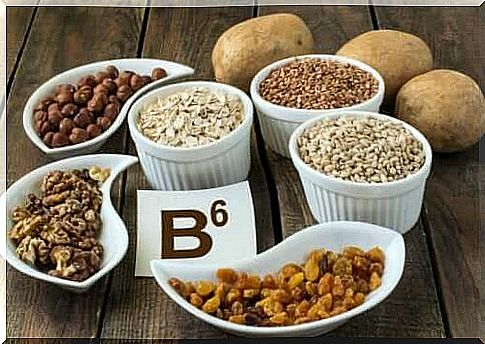 Foods with B6, which is part of the B vitamin complex