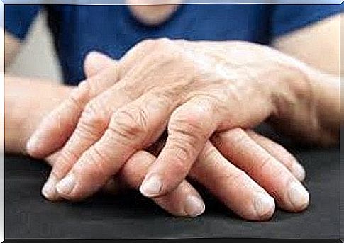 older woman's hands